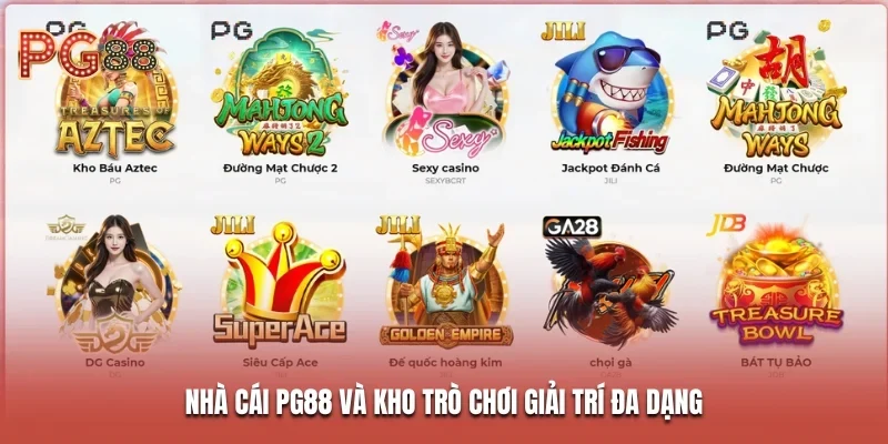 trang chủ 26 Nhà cái PG88 và kho trò chơi giải trí đa dạng